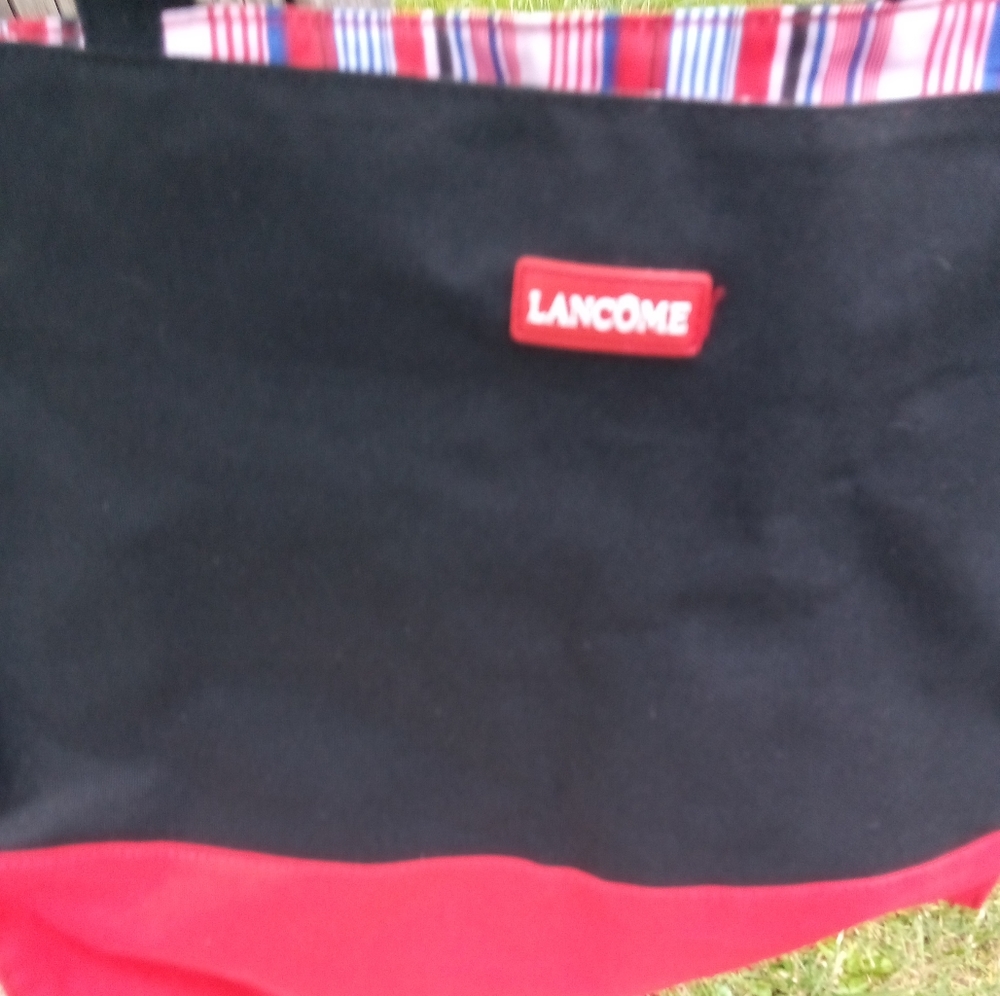 Lancome tote and (cosmetic travel bag extra)